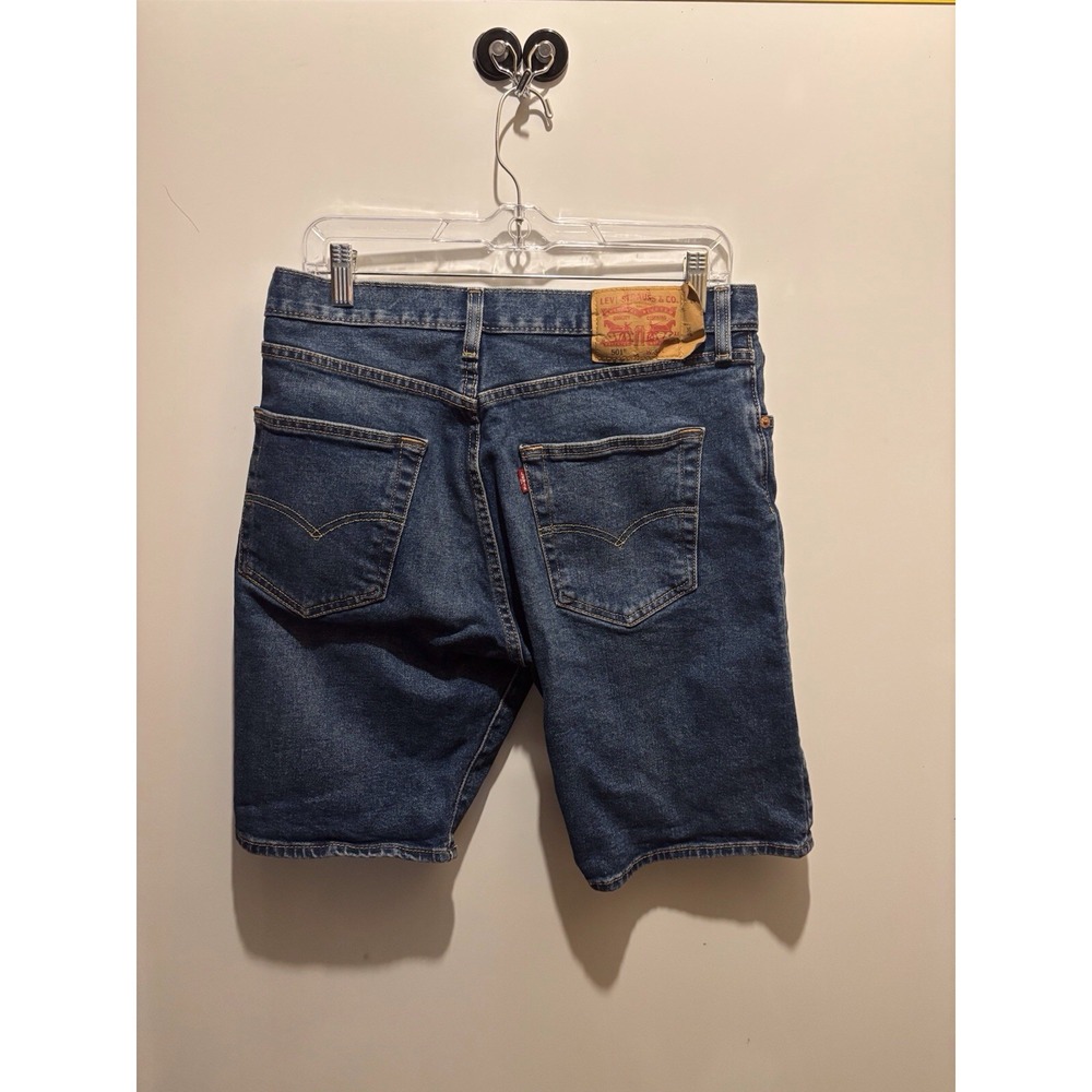 Levi's 501 Shorts W 33 L 9 Blue Denim - Picture 2 of 6